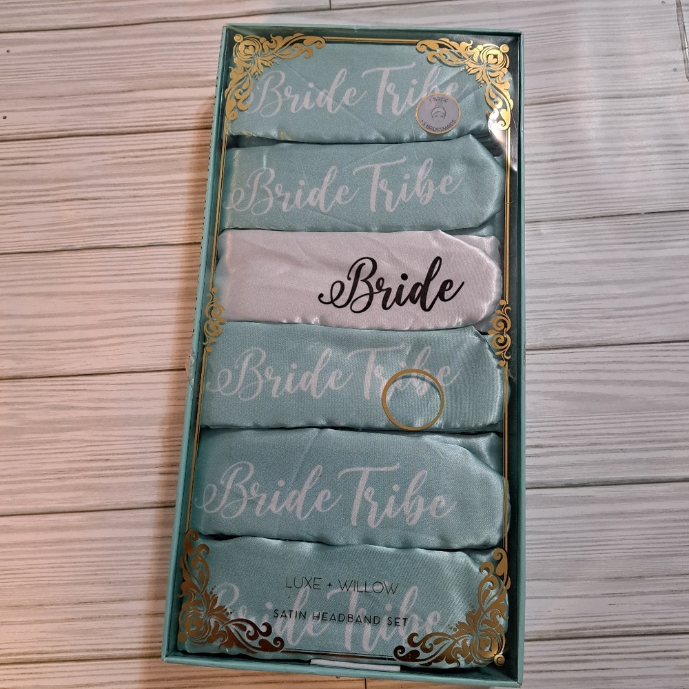 Luxe + Willow Bride/Squad Headband Set